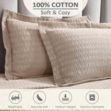 Lightweight Cotton Matelassé Bedspread Set Calvert Diamond Lattice Jacquard (3-Piece)