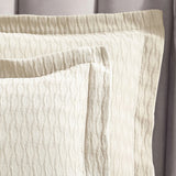 Lightweight Cotton Matelassé Bedspread Set Calvert Diamond Lattice Jacquard (3-Piece)