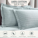 Lightweight Cotton Matelassé Bedspread Set Calvert Diamond Lattice Jacquard (3-Piece)