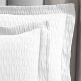 Lightweight Cotton Matelassé Bedspread Set Calvert Diamond Lattice Jacquard (3-Piece)