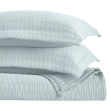 Lightweight Cotton Matelassé Bedspread Set Calvert Diamond Lattice Jacquard (3-Piece)
