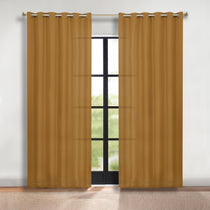 Classic Modern Solid Room Darkening Blackout Curtain Panels, Set of 2 - Blackout Curtains by Superior Brand