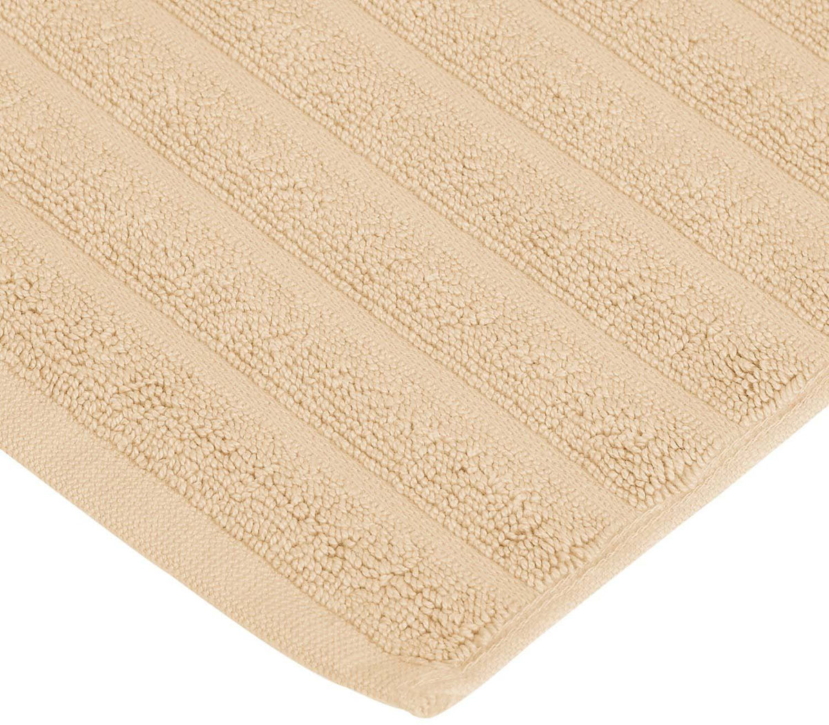 Lined 100% Cotton 1000 GSM 2-Piece Bath Mat Set - Camel