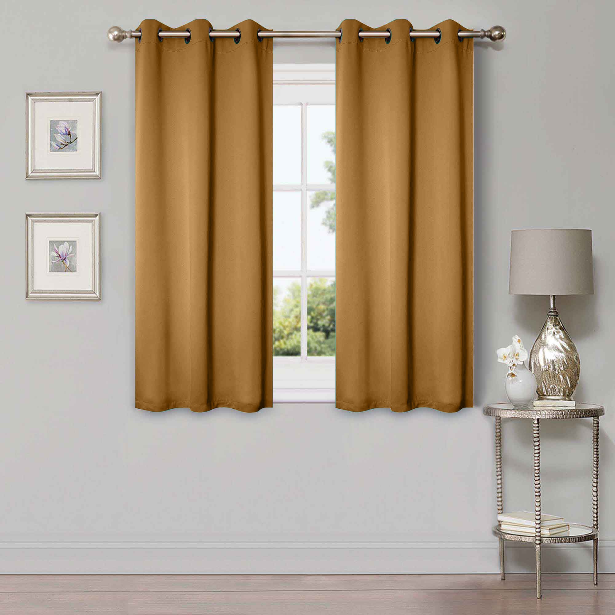 Classic Modern Solid Room Darkening Blackout Curtain Panels, Set of 2 - Blackout Curtains by Superior