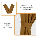 Classic Modern Solid Room Darkening Blackout Curtain Panels, Set of 2 - Blackout Curtains by Superior