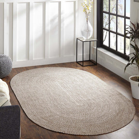 Reversible Braided Eco-Friendly Area Rug Indoor Outdoor Rugs - CanvasWhite