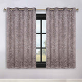 Leaves Room Darkening Grommet Blackout Curtain Panels, Set of 2 - Blackout Curtains by Superior