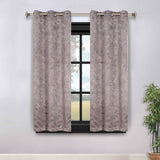 Leaves Room Darkening Grommet Blackout Curtain Panels, Set of 2 - Blackout Curtains by Superior