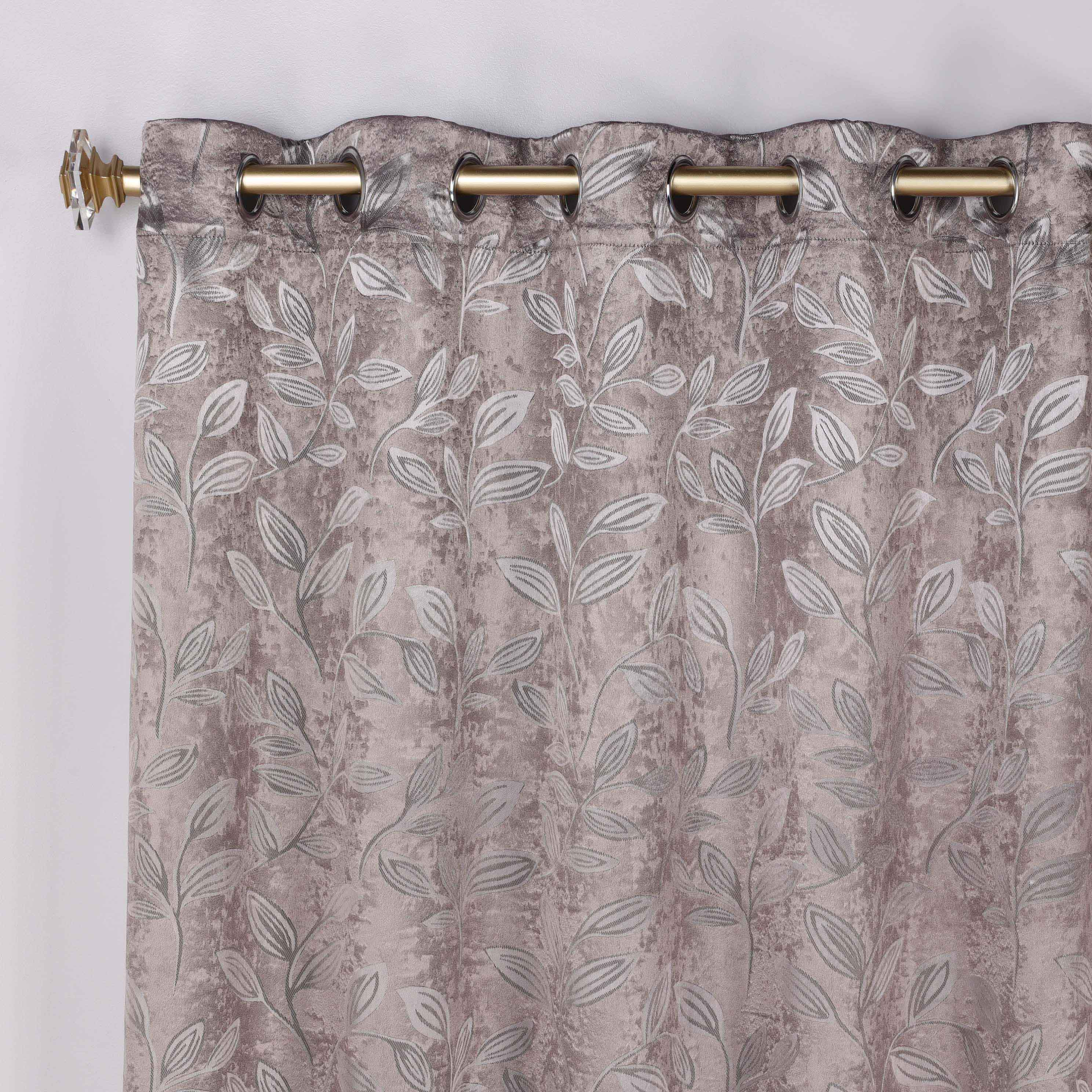 Leaves Room Darkening Grommet Blackout Curtain Panels, Set of 2 - Blackout Curtains by Superior