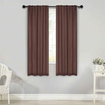 Solid Room Darkening Blackout Curtain Panels, Back Tabs, Set of 2 - Blackout Curtains by Superior