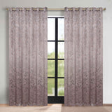 Leaves Room Darkening Grommet Blackout Curtain Panels, Set of 2 - Blackout Curtains by Superior