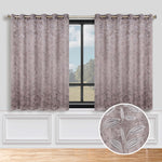 Leaves Room Darkening Grommet Blackout Curtain Panels, Set of 2 - Blackout Curtains by Superior