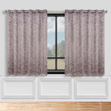 Leaves Room Darkening Grommet Blackout Curtain Panels, Set of 2 - Blackout Curtains by Superior