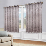 Leaves Room Darkening Grommet Blackout Curtain Panels, Set of 2 - Blackout Curtains by Superior