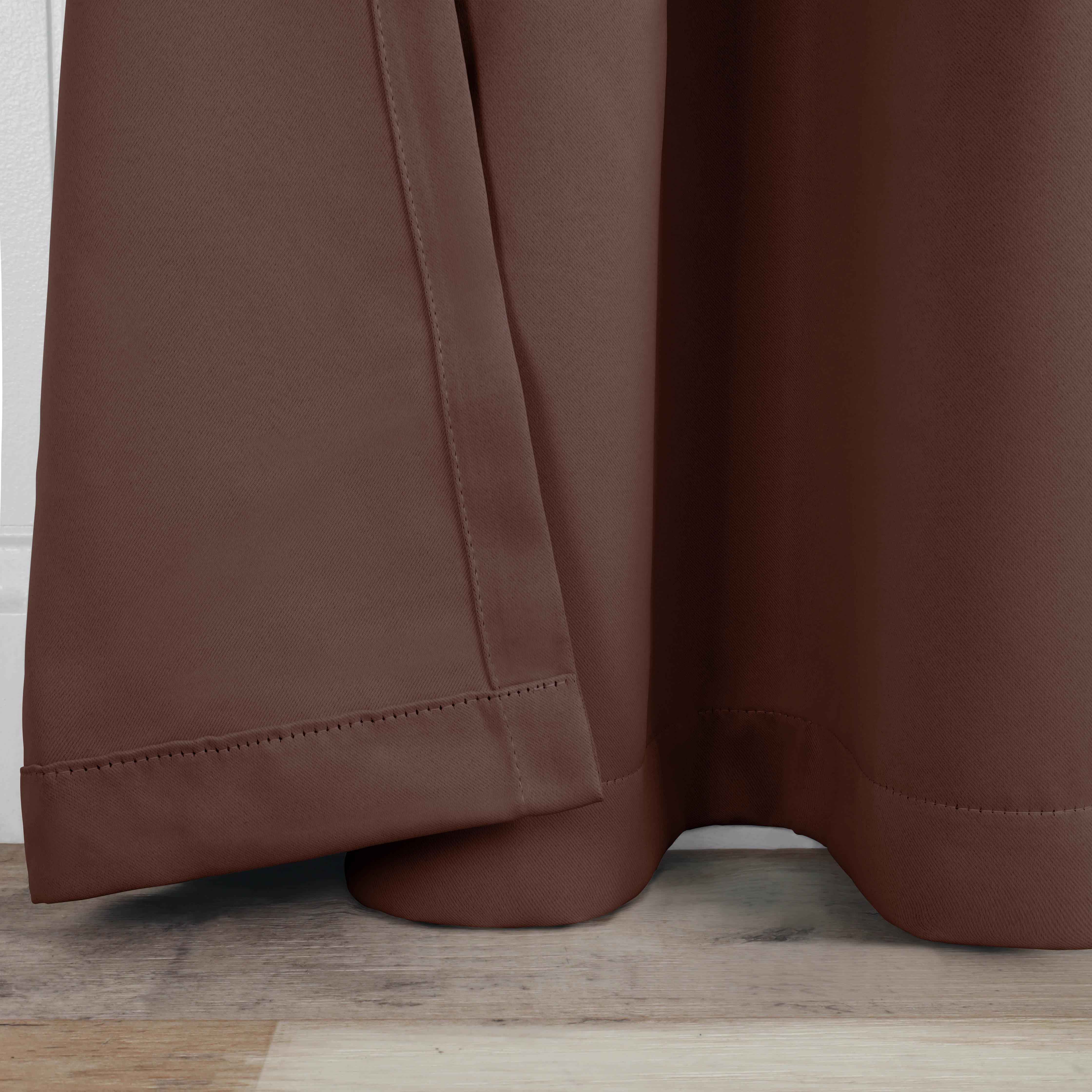 Solid Room Darkening Blackout Curtain Panels, Back Tabs, Set of 2 - Blackout Curtains by Superior