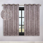 Leaves Room Darkening Grommet Blackout Curtain Panels, Set of 2 - Blackout Curtains by Superior