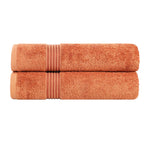 Heritage Egyptian Cotton Plush Absorbent Luxury Bath Towel Set of 2 - Bath Towel by Superior