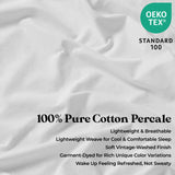 Carmen 100% Cotton Relaxed Wash Pillowcase Set - Sheet Set by Superior Brand