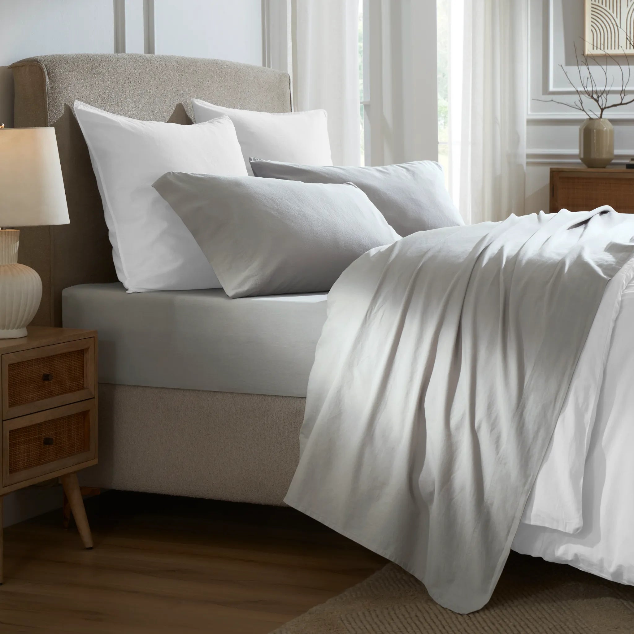 Carmen 100% Cotton Relaxed Wash Deep Pocket Bed Sheet Set - Sheet Set by Superior Brand