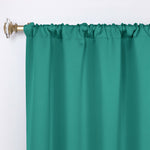 Solid Room Darkening Rod Pocket Blackout Curtain Panels, Set of 2 - Blackout Curtains by Superior