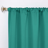 Solid Room Darkening Rod Pocket Blackout Curtain Panels, Set of 2 - Blackout Curtains by Superior