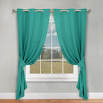 Classic Modern Solid Room Darkening Blackout Curtain Panels, Set of 2 - Blackout Curtains by Superior