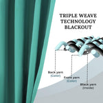 Solid Machine Washable Room Darkening Blackout Curtains, Set of 2 - Blackout Curtains by Superior