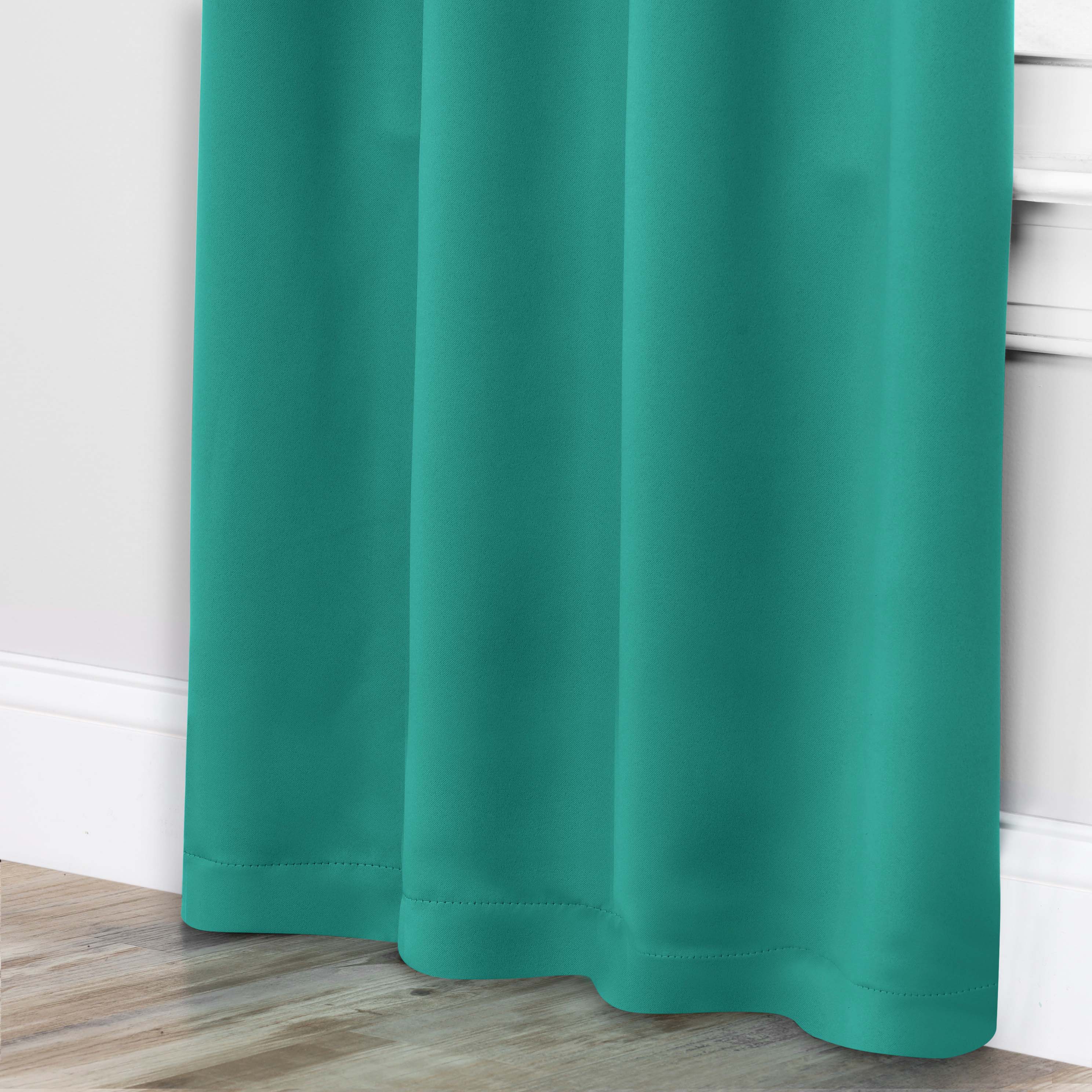 Solid Room Darkening Rod Pocket Blackout Curtain Panels, Set of 2 - Blackout Curtains by Superior