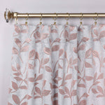 Leaves Room Darkening Back Tabs Blackout Curtain Panels, Set of 2 - Blackout Curtains by Superior