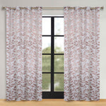 Leaves Room Darkening Washable Blackout Curtain Panels, Set of 2 - Blackout Curtains by Superior