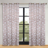 Leaves Room Darkening Washable Blackout Curtain Panels, Set of 2 - Blackout Curtains by Superior