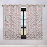 Leaves Room Darkening Washable Blackout Curtain Panels, Set of 2 - Blackout Curtains by Superior