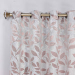 Leaves Room Darkening Washable Blackout Curtain Panels, Set of 2 - Blackout Curtains by Superior