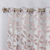 Leaves Room Darkening Washable Blackout Curtain Panels, Set of 2 - Blackout Curtains by Superior