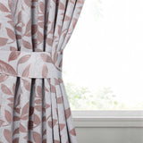 Leaves Room Darkening Washable Blackout Curtain Panels, Set of 2 - Blackout Curtains by Superior