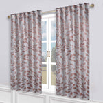 Leaves Room Darkening Back Tabs Blackout Curtain Panels, Set of 2 - Blackout Curtains by Superior