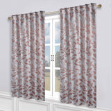 Leaves Room Darkening Back Tabs Blackout Curtain Panels, Set of 2 - Blackout Curtains by Superior