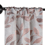 Leaves Room Darkening Washable Blackout Curtain Panels, Set of 2 - Blackout Curtains by Superior