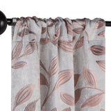 Leaves Room Darkening Washable Blackout Curtain Panels, Set of 2 - Blackout Curtains by Superior