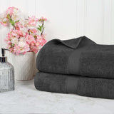 Madison Egyptian Cotton Pile Plush Heavyweight Bath Sheet Set of 2 - Egyptian Cotton Bath Sheet by Superior