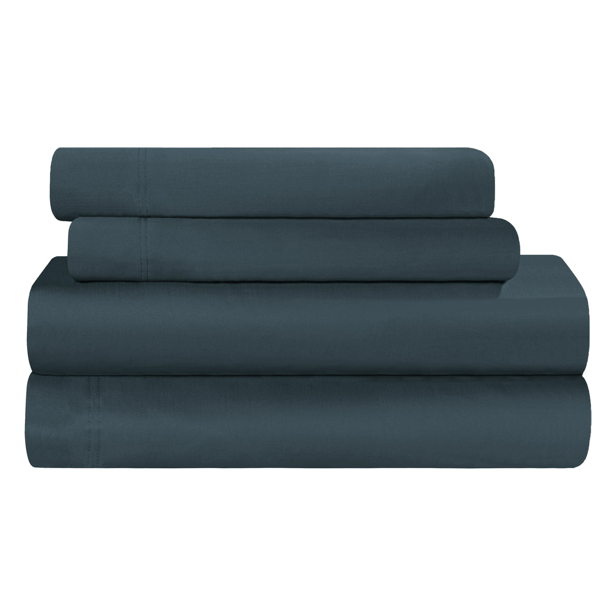 300 Thread Count Rayon From Bamboo Solid Deep Pocket Sheet Set - Charcoal
