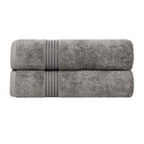 Heritage Egyptian Cotton Plush Absorbent Luxury Bath Towel Set of 2 - Bath Towel by Superior