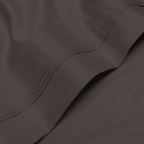 Egyptian Cotton 1000 Thread Count Eco-Friendly Solid Sheet Set - Charcoal