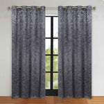 Leaves Room Darkening Grommet Blackout Curtain Panels, Set of 2 - Blackout Curtains by Superior