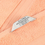 Chevron Zero Twist Solid and Jacquard Soft Cotton Hand Towel Set of 6