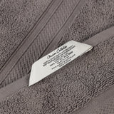 Chevron Zero Twist Solid and Jacquard Soft Cotton Hand Towel Set of 6