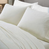 Chloe 100% Cotton Linen Texture Vintage Wash Deep Pocket Bed Pillowcase Set - Pillowcases by Superior Brand