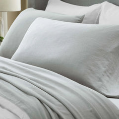 Chloe 100% Cotton Linen Texture Vintage Wash Deep Pocket Bed Pillowcase Set - Pillowcases by Superior Brand