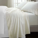 Chloe 100% Cotton Linen Texture Vintage Wash Deep Pocket Bed Sheet Set - Sheet Set by Superior Brand