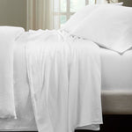 Chloe 100% Cotton Linen Texture Vintage Wash Deep Pocket Bed Sheet Set - Sheet Set by Superior Brand